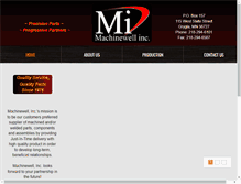 Tablet Screenshot of machinewell.com